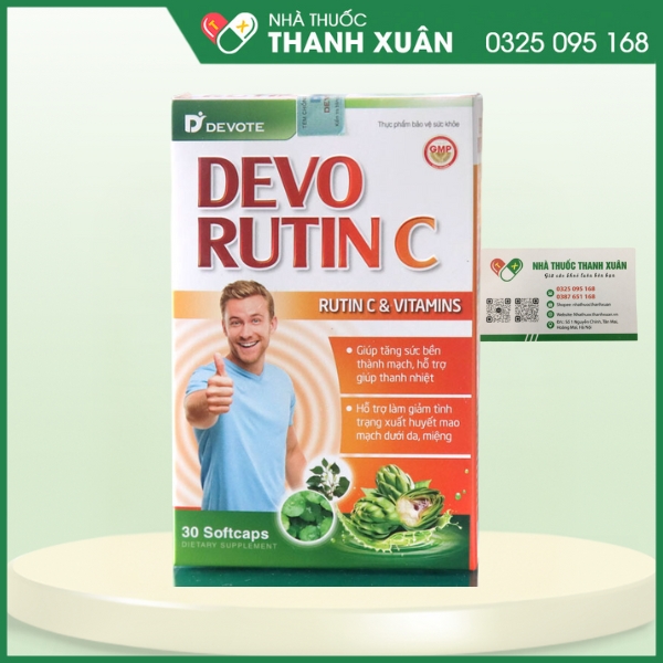 Devo Rutin C - Giúp tăng sức bền thành mạch